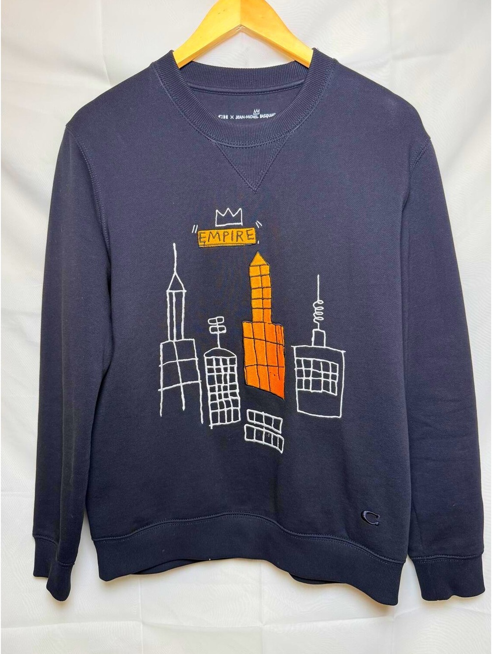 Coach x Jean-Michel Basquiat Empire Embroidered Crewneck Sweatshirt